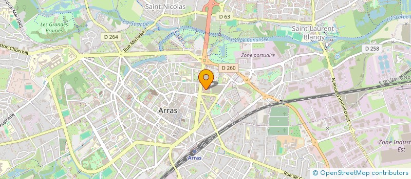 localisation de l'entreprise SCI CARPE DIEM à ARRAS