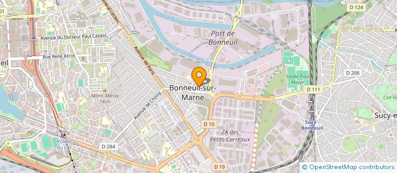localisation de l'entreprise SCI CARPE DIEM à BONNEUIL-SUR-MARNE