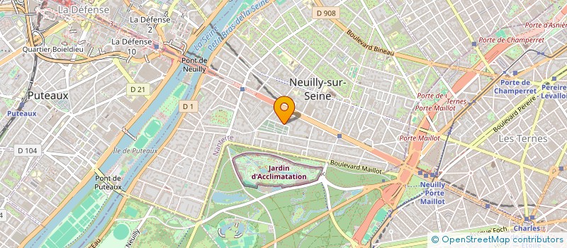 localisation de l'entreprise SCI CARPE DIEM à NEUILLY-SUR-SEINE