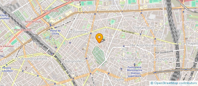 localisation de l'entreprise SCI CARPEAUX  PARIS