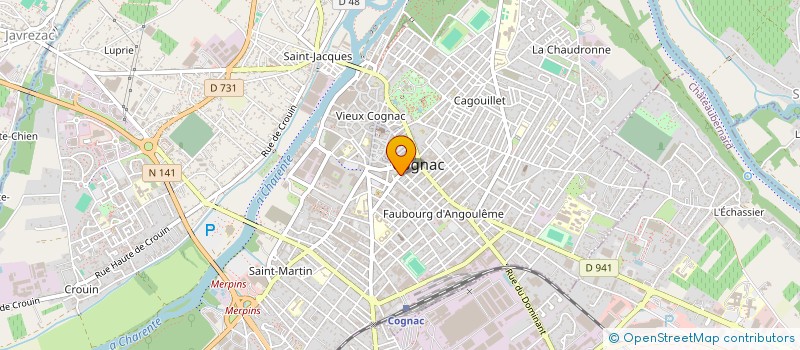 localisation de l'entreprise SCI CARPEDIEM à COGNAC