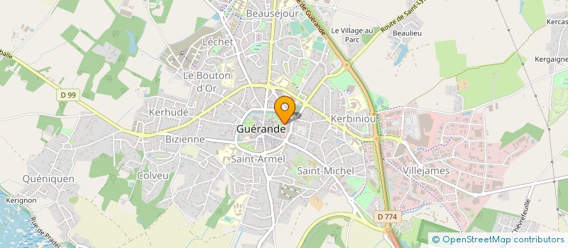 localisation de l'entreprise SCI CARPEDIEM  GUERANDE