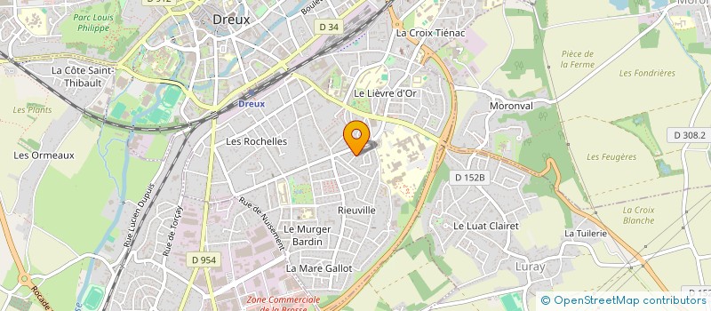 localisation de l'entreprise SCI CARPEDIEM à DREUX