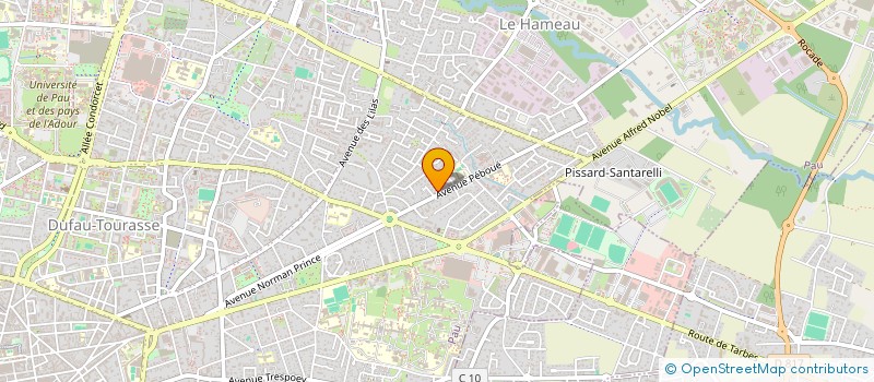 localisation de l'entreprise SCI CARPEDIEM à PAU