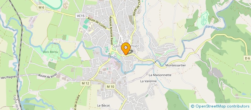 localisation de l'entreprise SCI CARPEDIEM  SAINT-GALMIER