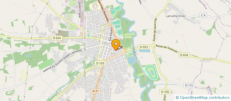 localisation de l'entreprise SCI CARPEN'S CORPORATE  FLEURANCE