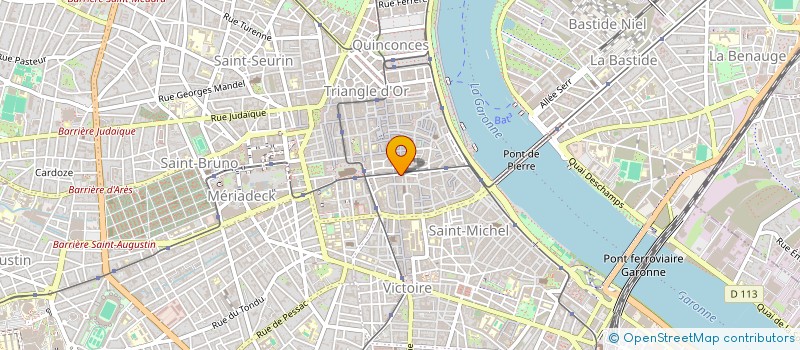 localisation de l'entreprise SCI CARPENTEYRE  BORDEAUX