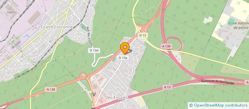 localisation de l'entreprise SCI CARPENTIER  GRAND-COURONNE