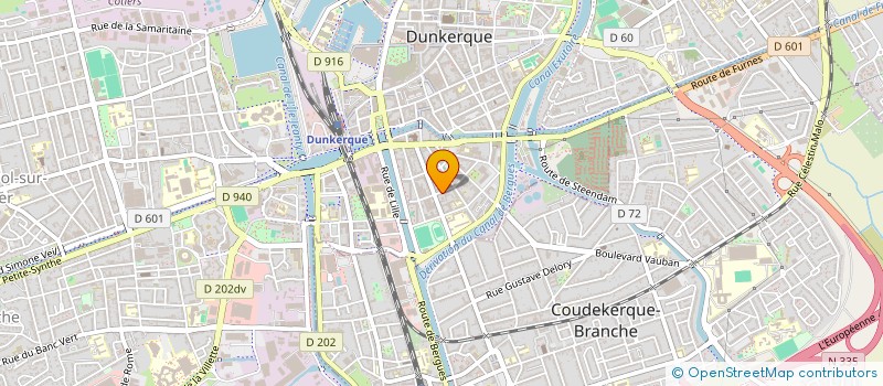 localisation de l'entreprise SCI CARPENTIER à DUNKERQUE