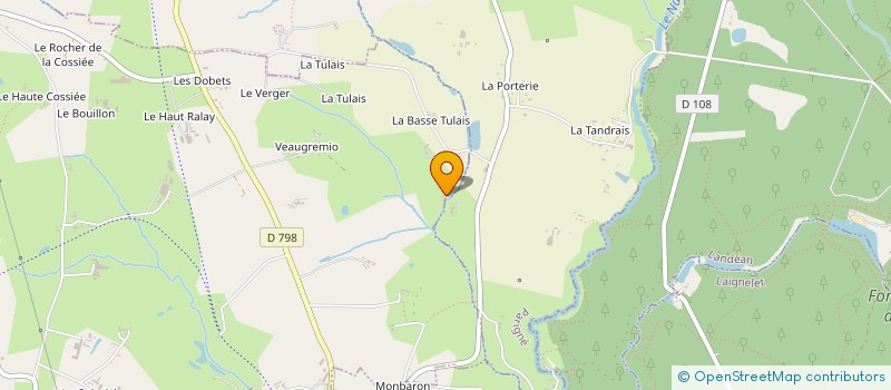 localisation de l'entreprise SCI CARPENTIER  SAINT-GERMAIN-EN-COGLES