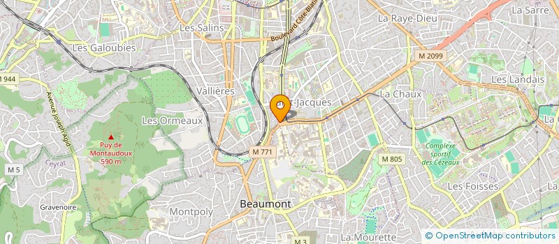 localisation de l'entreprise SCI CARPENTIER FAMILY  CLERMONT-FERRAND