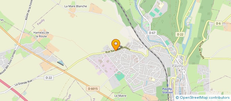 localisation de l'entreprise SCI CARPENTIER H.J.B.  PAVILLY