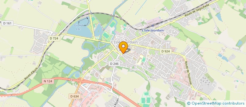 localisation de l'entreprise SCI CARPENTIER IMMOBILIER  L'ISLE-JOURDAIN