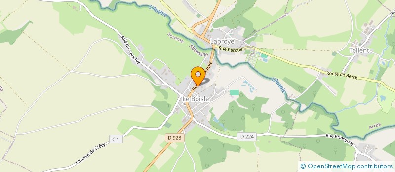 localisation de l'entreprise SCI  CARPENTIER M ET CL  LE BOISLE