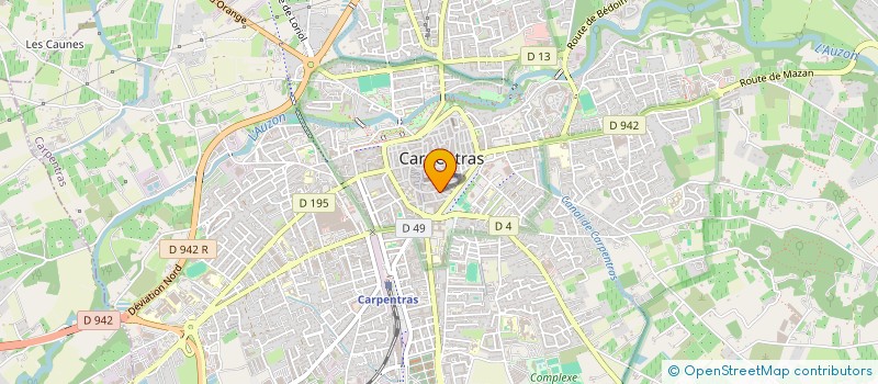 localisation de l'entreprise SCI CARPENTRACTE  CARPENTRAS