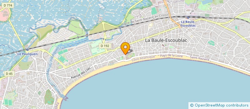 localisation de l'entreprise SCI CARPENTRAS à LA BAULE-ESCOUBLAC