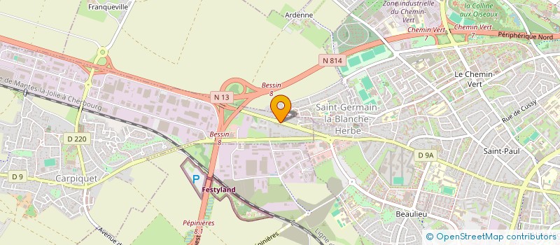 localisation de l'entreprise SCI CARPIQUET BELLEVUE  CARPIQUET