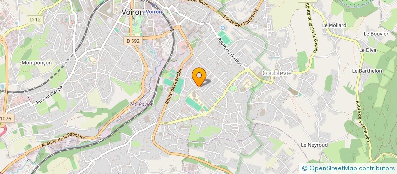 localisation de l'entreprise SCI CARPO  COUBLEVIE