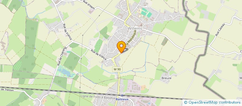 localisation de l'entreprise SCI CARPREZ  WILLEMS