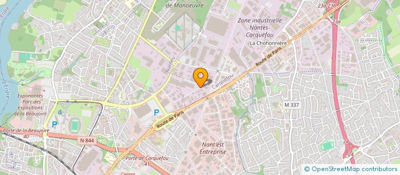 localisation de l'entreprise SCI CARQUEFOU CONCEPT  CARQUEFOU