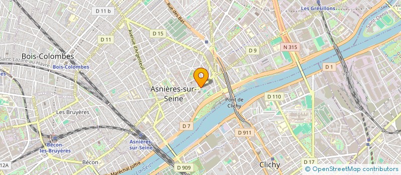 localisation de l'entreprise SCI CARRA-CORDOBA à ASNIERES-SUR-SEINE