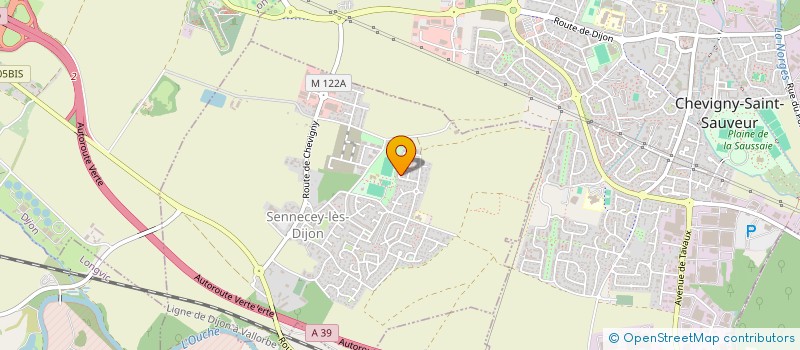 localisation de l'entreprise SCI CARRACA  SENNECEY-LES-DIJON