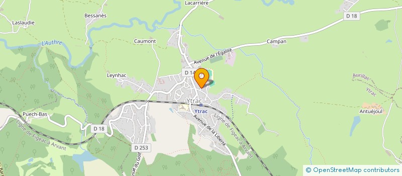 localisation de l'entreprise SCI CARRAIB à YTRAC