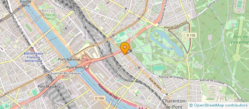 localisation de l'entreprise SCI CARRARA CAILLOT  CHARENTON-LE-PONT