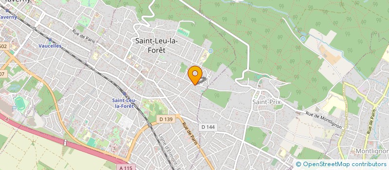 localisation de l'entreprise SCI CARRAT  SAINT-LEU-LA-FORET