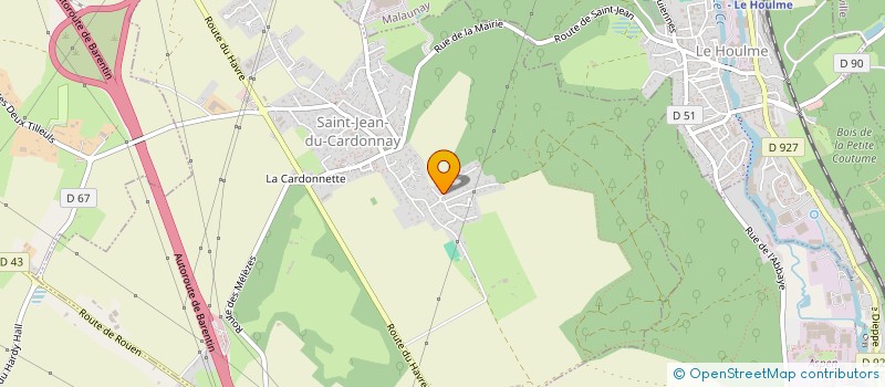 localisation de l'entreprise SCI CARRATT  SAINT-JEAN-DU-CARDONNAY