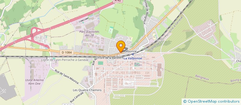 localisation de l'entreprise SCI CARRAZ  LA BOISSE