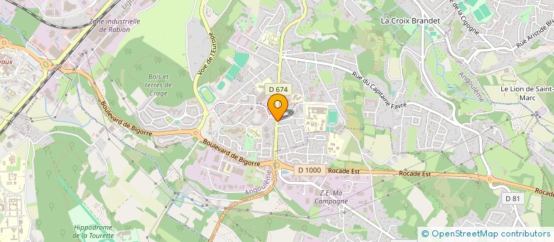 localisation de l'entreprise SCI CARRE à ANGOULEME
