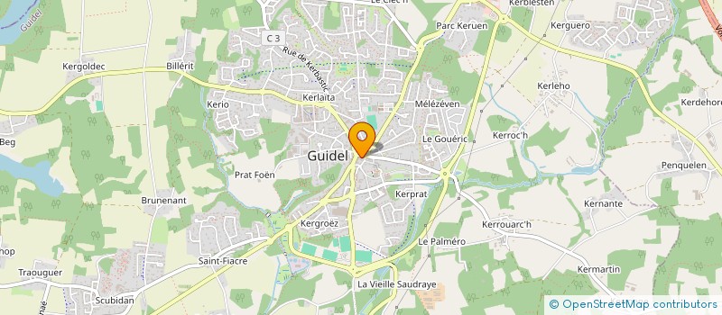 localisation de l'entreprise SCI CARRE  GUIDEL