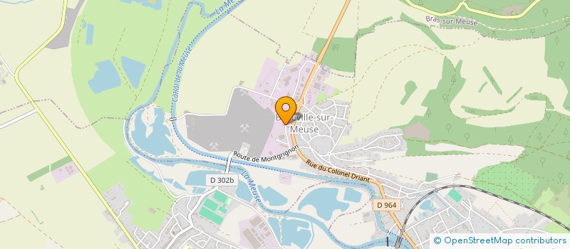localisation de l'entreprise SCI CARRE à BELLEVILLE-SUR-MEUSE