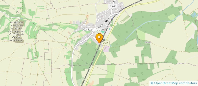 localisation de l'entreprise SCI CARRE  KURTZENHOUSE