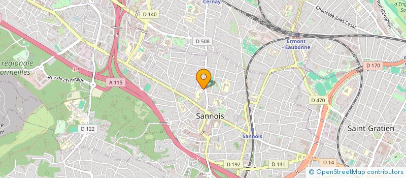 localisation de l'entreprise SCI CARRE  SANNOIS