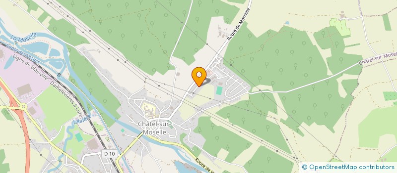 localisation de l'entreprise SCI CARRE  CHATEL-SUR-MOSELLE