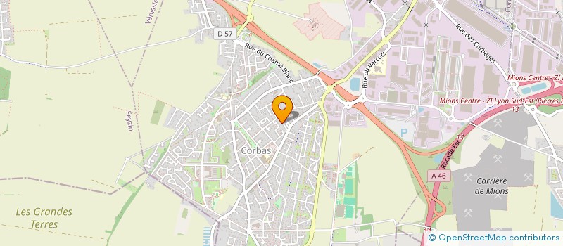 localisation de l'entreprise SCI CARRE ALBARINE à CORBAS