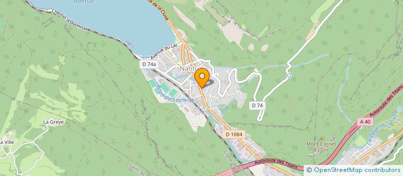 localisation de l'entreprise SCI CARRE D AS à NANTUA