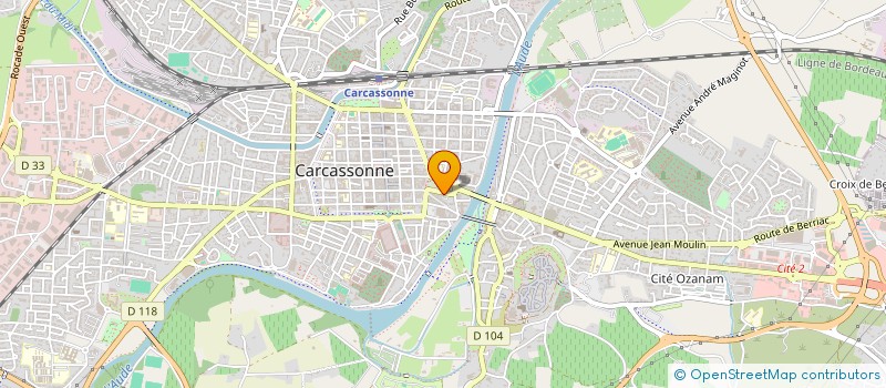 localisation de l'entreprise SCI CARRE DE GRANDIER à CARCASSONNE