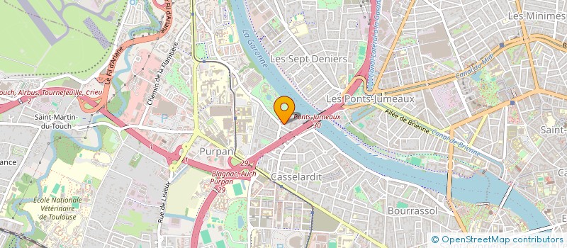localisation de l'entreprise SCI CARRE DU FORT à TOULOUSE