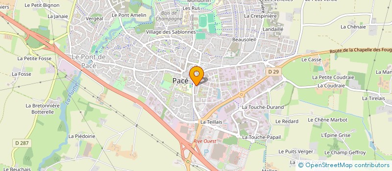 localisation de l'entreprise SCI CARRE DUMAINE à PACE