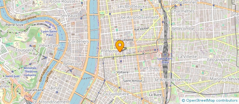 localisation de l'entreprise SCI CARRE DUNOIR  LYON