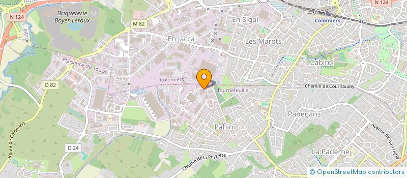 localisation de l'entreprise SCI CARRE IMMOBILIER  TOURNEFEUILLE