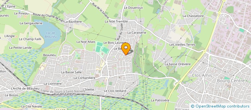localisation de l'entreprise SCI CARRE JEANNEAU à COUERON