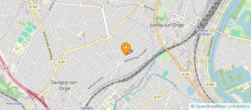 localisation de l'entreprise SCI CARRE LAFAYETTE à SAVIGNY-SUR-ORGE