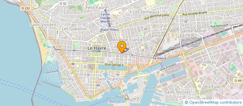 localisation de l'entreprise SCI CARRE LOMA à LE HAVRE