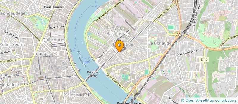 localisation de l'entreprise SCI CARRE LUMIERE  BORDEAUX