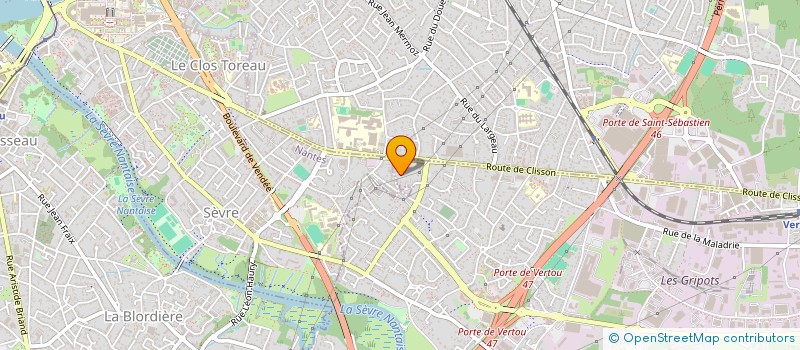 localisation de l'entreprise SCI CARRE ROYAL  VERTOU