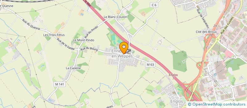 localisation de l'entreprise SCI CARREBA  ENNETIERES-EN-WEPPES